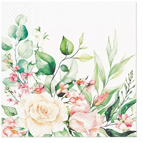 Șervețel - Floral Moments - 33x33 cm 1 Șervețel - Floral Moments - 33x33 cm