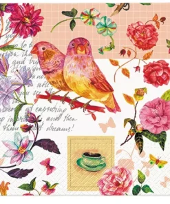 Șervețel - Floral Poetry - 33x33 cm