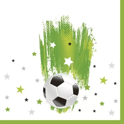 Șervețel - Football with Stars - 33x33 cm 1