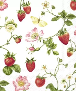Șervețel - Sweet Strawberry - 33x33 cm