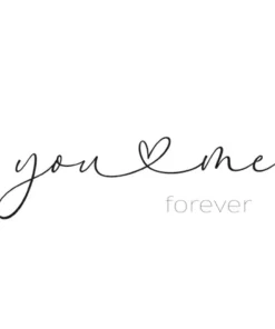 Șervețel - You & Me forever - 33x33 cm