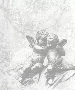 Șervețel – Classic Angels Silver - 25x25 cm