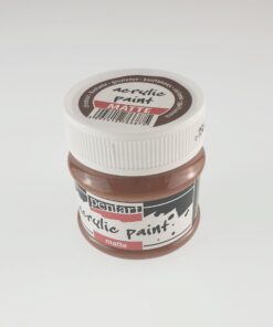 Acrilic mat – 50 ml – Pentart – castaniu