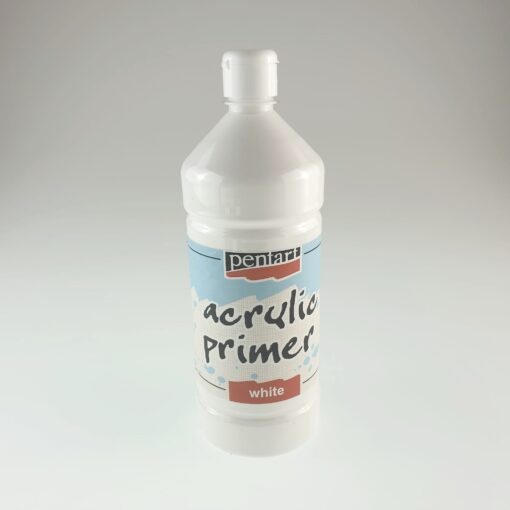 Primer/grund acrilic - alb - Pentart - 1L 1
