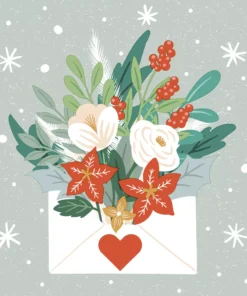 Șervețel - Christmas letter - 33x33 cm