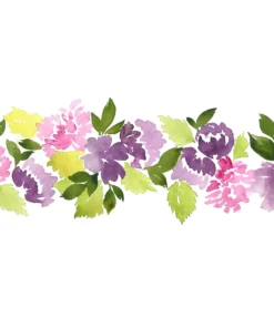 Șervețel - Flower garland spring - 33x33 cm