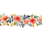 Șervețel - Flower garland summer - 33x33 cm