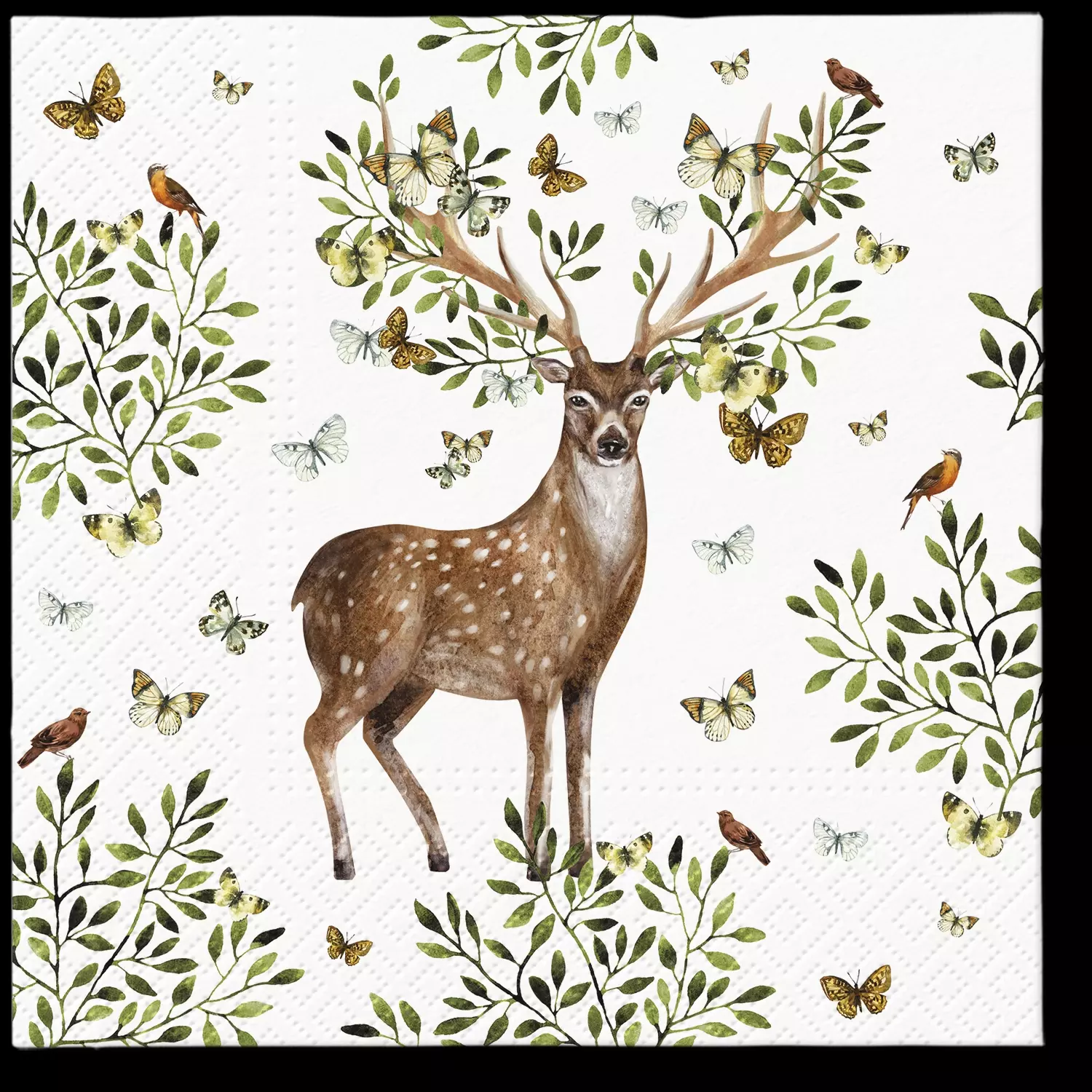 Șervețel - Forest Antlers - 25x25 cm 1 Șervețel - Forest Antlers - 25x25 cm