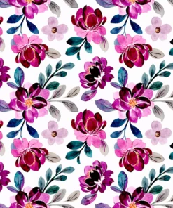 Șervețel - Lilac floral pattern - 33x33 cm