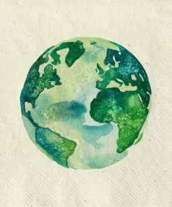 Șervețel - One Earth - 33x33 cm