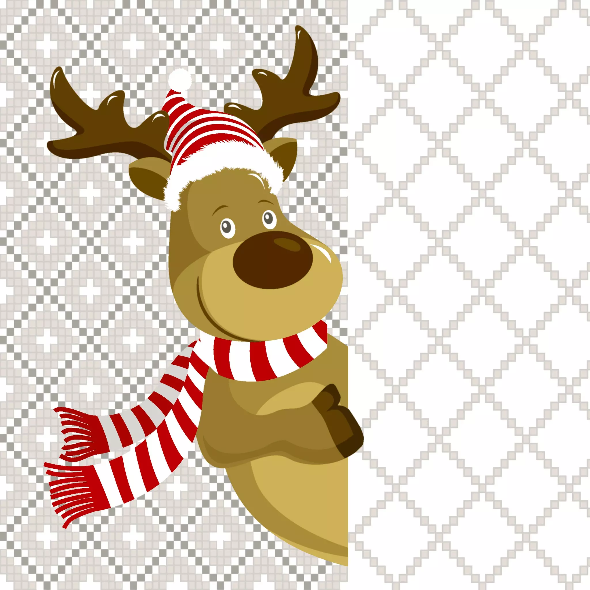 Șervețel - Reindeer Fun - 33x33 cm 1 Șervețel - Reindeer Fun - 33x33 cm