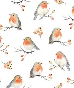 Șervețel - Robin Family - 33x33 cm