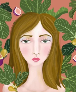 Șervețel - Sandra with Figs - 33x33 cm
