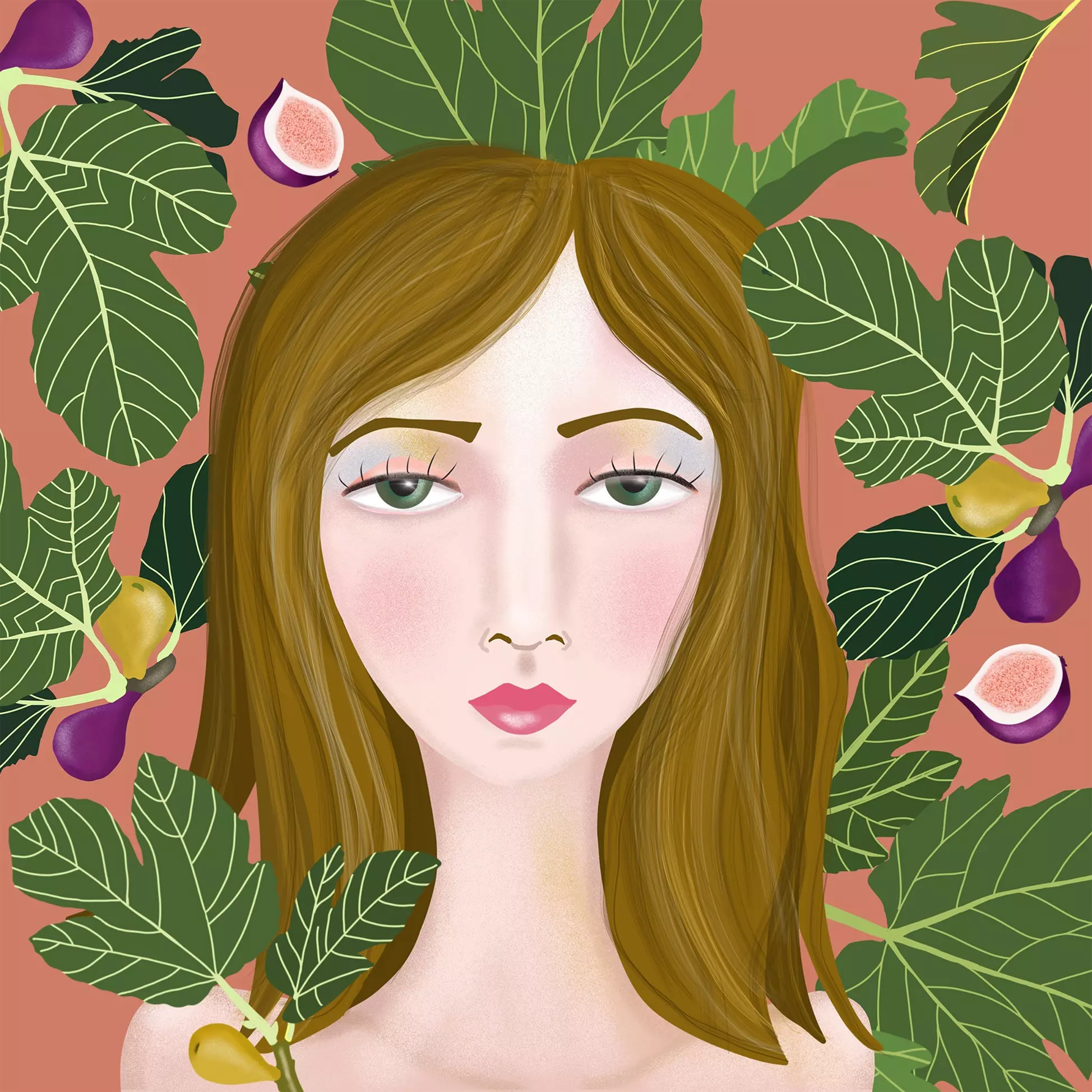 Șervețel - Sandra with Figs - 33x33 cm 1 Șervețel - Sandra with Figs - 33x33 cm