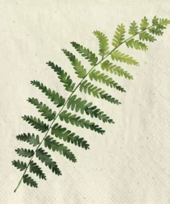 Șervețel - Single fern - 33x33 cm