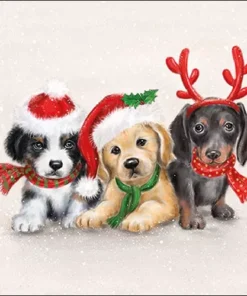 Șervețel - Sweet Dogs - 33x33 cm