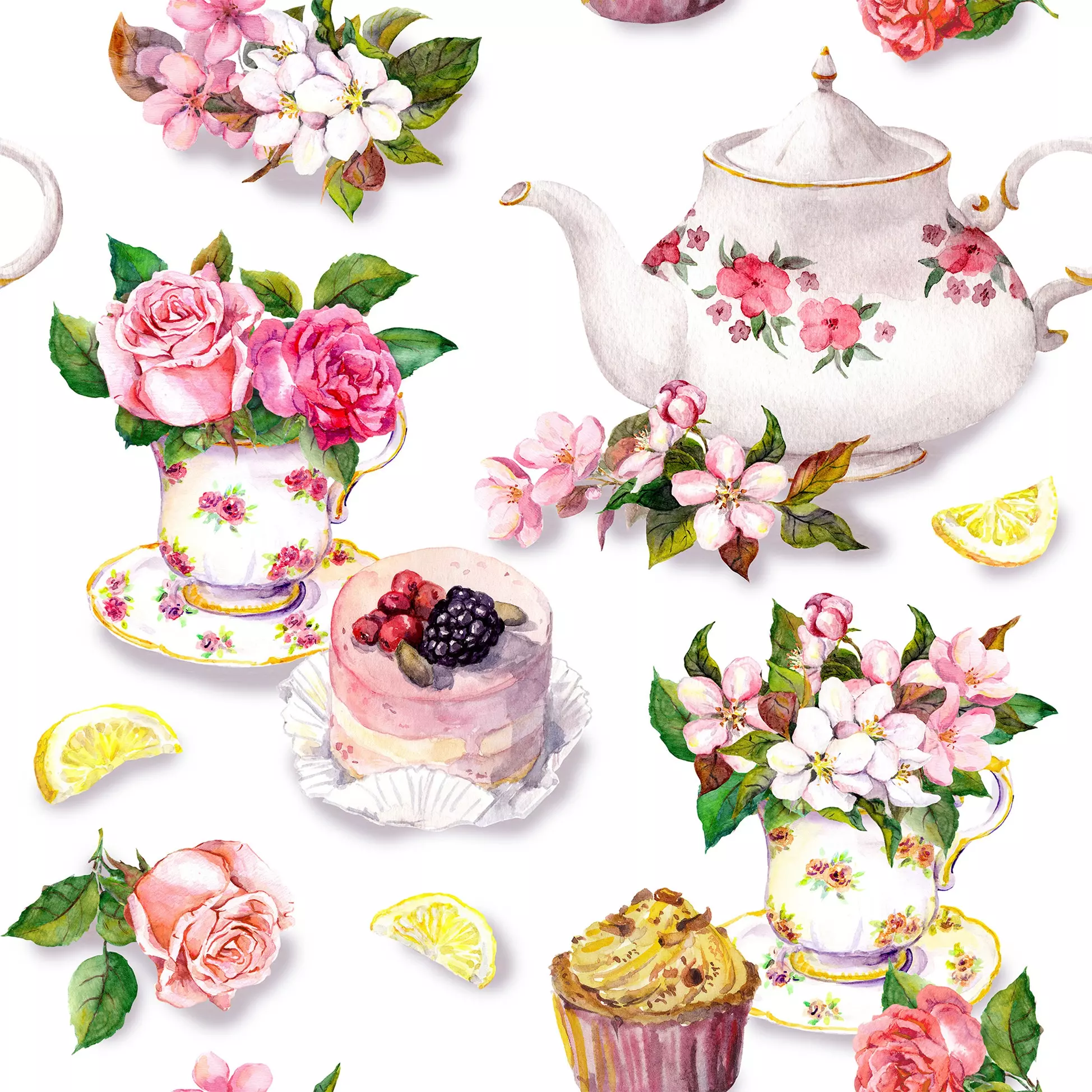 Șervețel - Sweet tea time - 33x33 cm 1 Șervețel - Sweet tea time - 33x33 cm