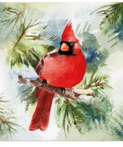 Șervețel - Winter Cardinal - 33x33 cm