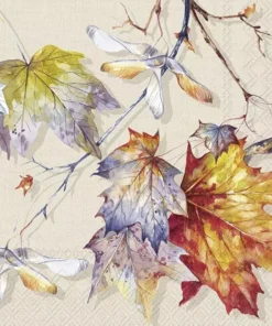 Șervețel - Autumn Branch - 33x33 cm
