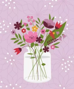 Șervețel - Charming Vase - 33x33 cm
