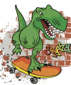 Șervețel - Crazy Dino - 33x33 cm