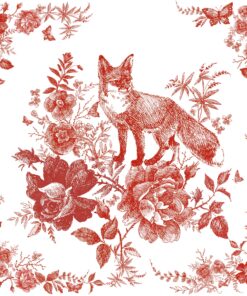 Șervețel - Fairytale Fox red - 33x33 cm