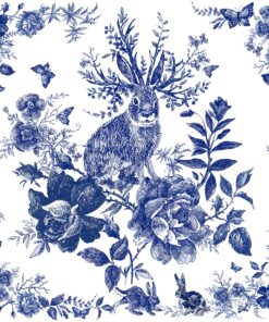 Șervețel - Fairytale Hare blue - 33x33 cm
