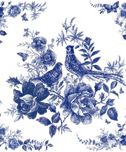 Șervețel - Fairytale Pheasant blue - 33x33 cm