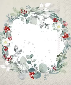 Șervețel - Felina Wreath - 33x33 cm