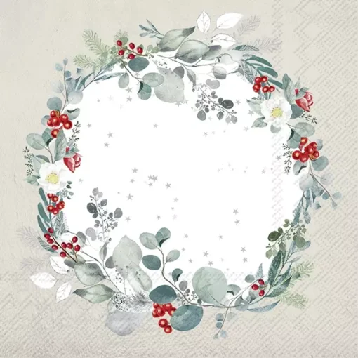 Șervețel - Felina Wreath - 33x33 cm 1