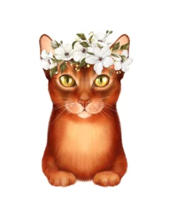 Șervețel - Lady Cat - 33x33 cm