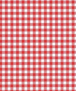 Șervețel - New Vichy red - 33x33 cm
