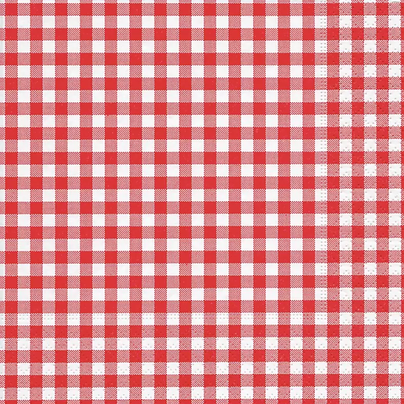 Șervețel - New Vichy red - 33x33 cm 1 Șervețel - New Vichy red - 33x33 cm