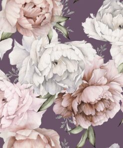 Șervețel - Peonies on lilac - 33x33 cm