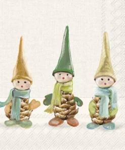 Șervețel - Pinecone Dwarfs - 33x33 cm