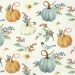 Șervețel - Pumpkin Floral - 33x33 cm