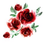 Șervețel - Roses Bouquet - 33x33 cm