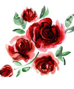 Șervețel - Roses Bouquet - 33x33 cm