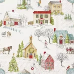 Șervețel - Snowy Village - 33x33 cm