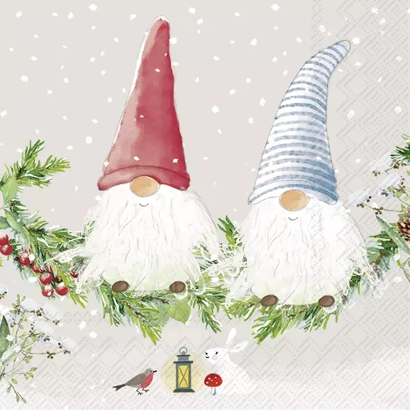 Șervețel - Two Little Friends - 33x33 cm 1 Șervețel - Two Little Friends - 33x33 cm