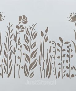Șablon - Flowers Border - 20x30 cm