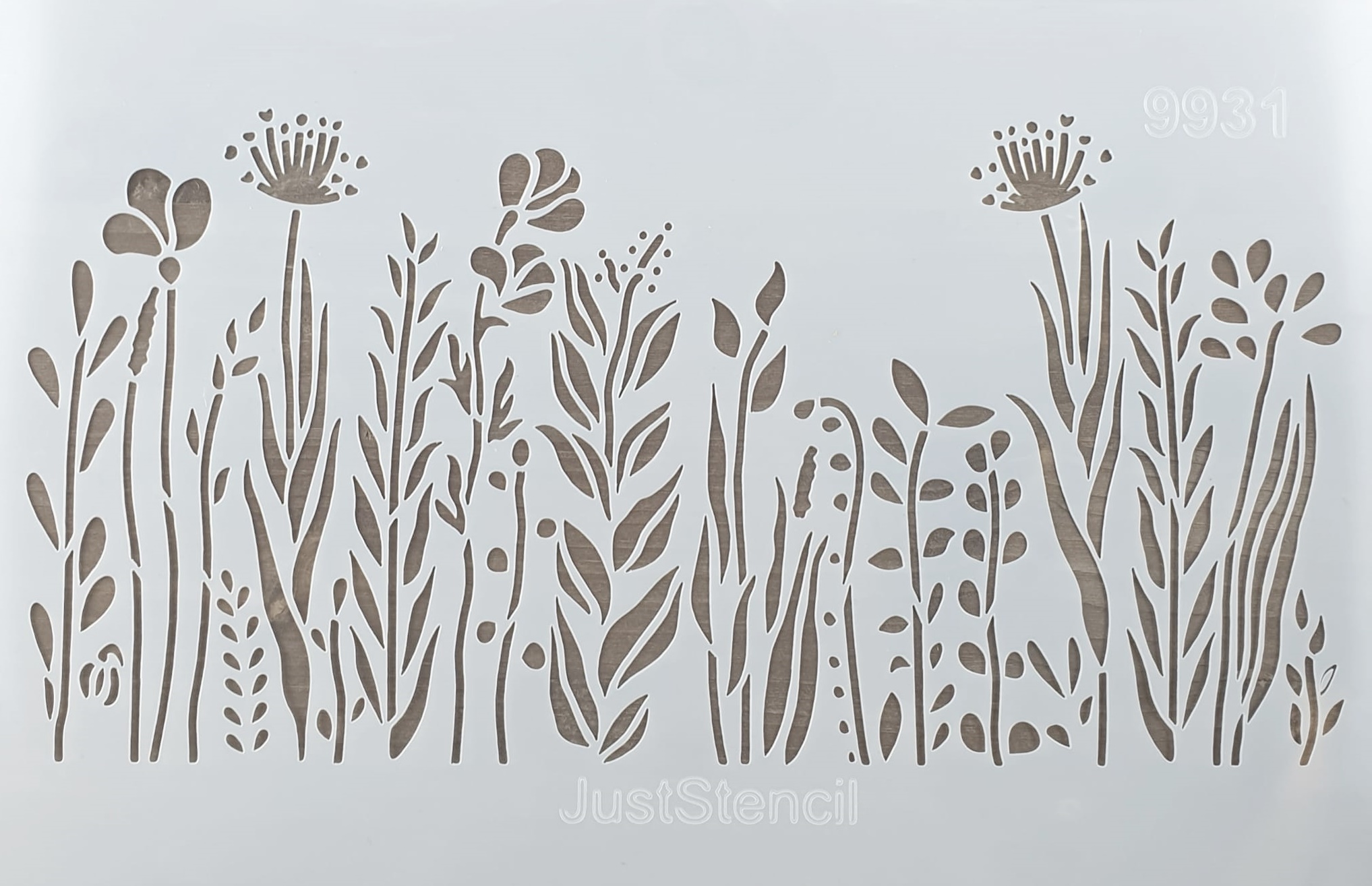 Șablon - Flowers Border - 20x30 cm 1 Șablon - Flowers Border - 20x30 cm
