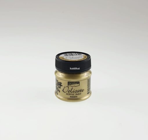 Vopsea acrilică - metalizat - auriu - Pentart - 50 ml 1