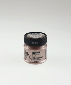 Vopsea acrilică - metalizat - roz auriu - Pentart - 50 ml