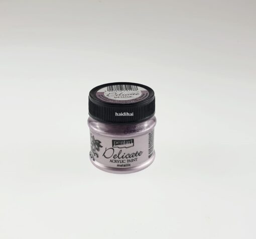 Vopsea acrilică - metalizat - violet argintiu - Pentart - 50 ml 1
