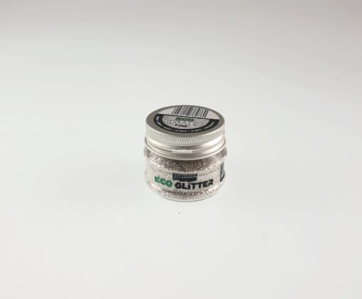 Eco Glitter Fin - argintiu - 15 gr - Pentart 1