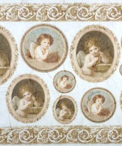 Hârtie de orez - Angels - 32x45 cm
