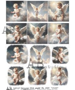 Hârtie de orez - Bebe Angels - A4