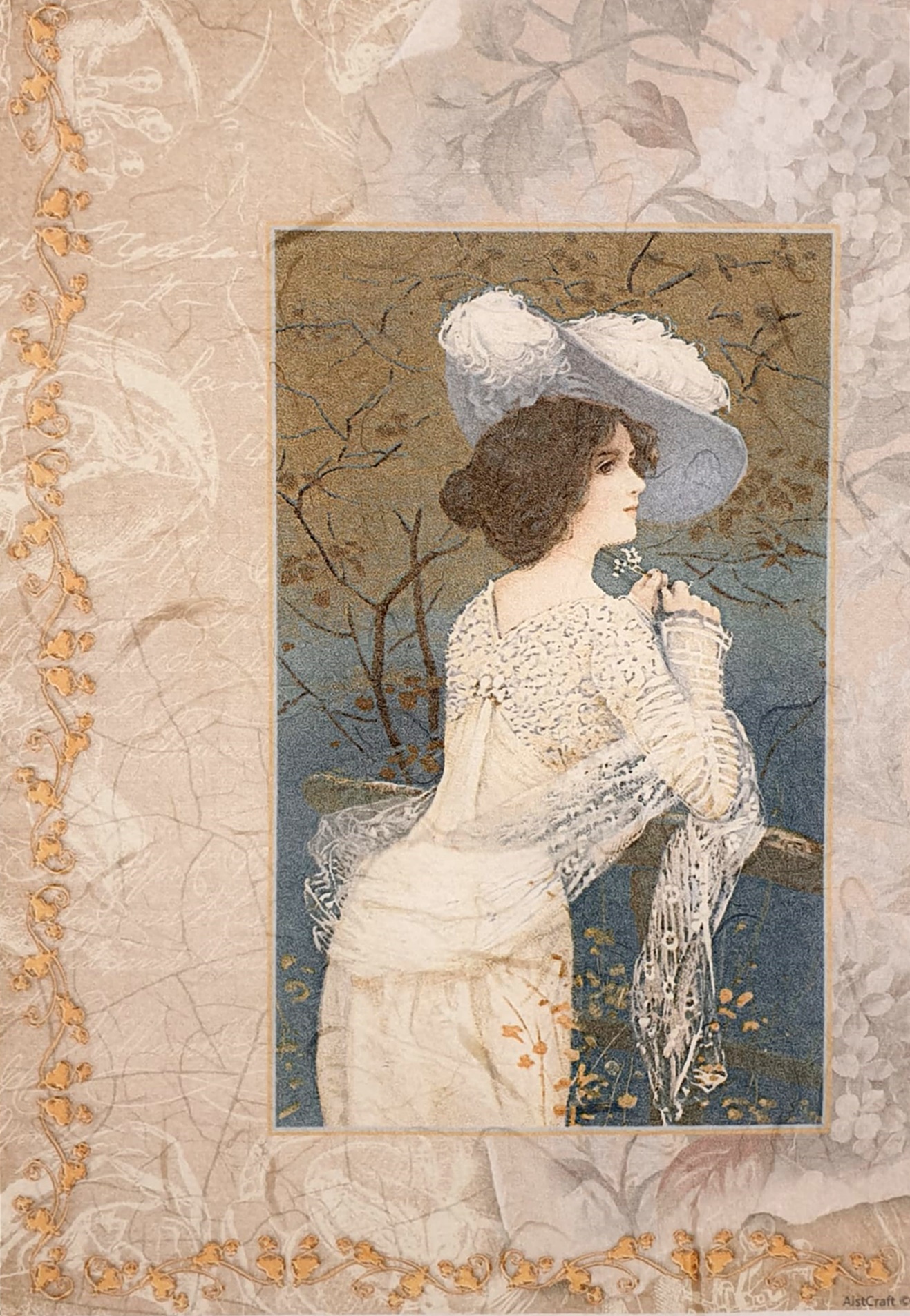 Hârtie de orez - Lady - A4 1 Hârtie de orez - Lady - A4