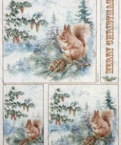 Hârtie de orez - Squirrel - A4